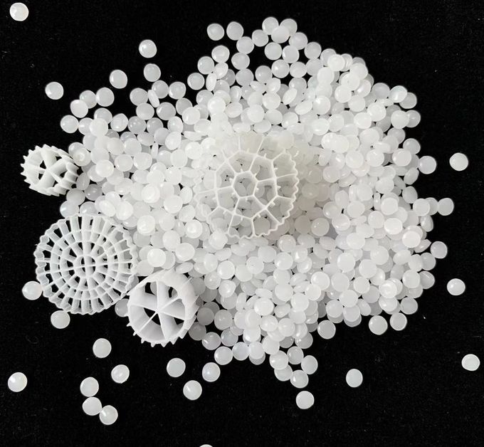 Weiße Jungfrau HDPE 10X7mm Aquakultur Filtermaterial-K2 2