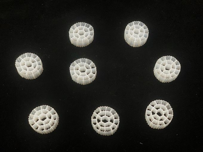 Weißes Y2 11X7mm Biocell Filtermaterial Aquaponics Mbbr 1
