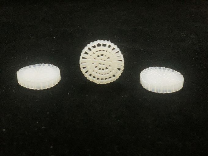 Weißes Y2 11X7mm Biocell Filtermaterial Aquaponics Mbbr 0